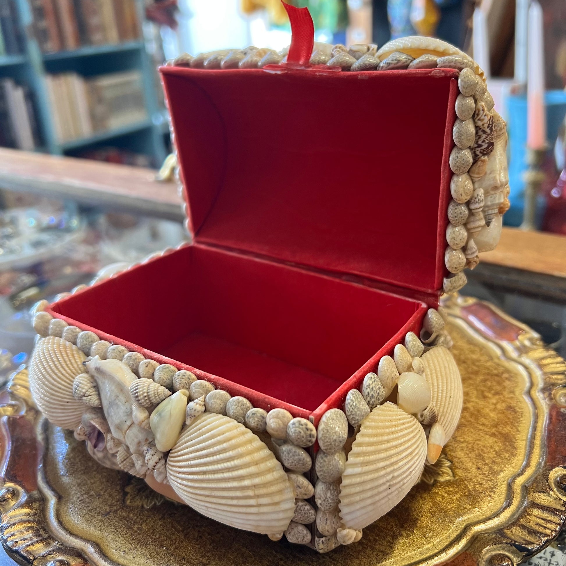 Handmade Shell Boxes Vintage Handmade Shell Covered Box Fiji Souvenir – Viva Vintage