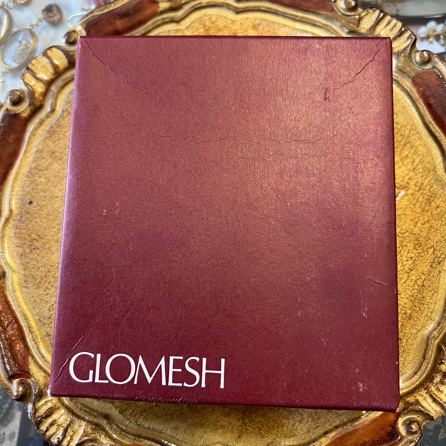 Vintage Gold Glomesh Purse in Original Box