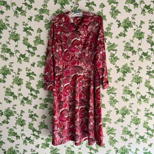 Gorgeous Vintage Seville Fashion Garments Dress Berries & Leaves