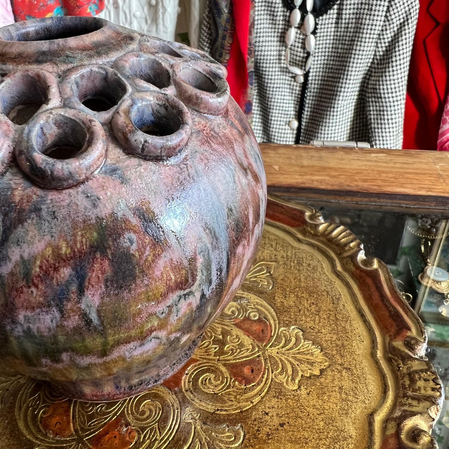 Unique Studio Pottery Vase Tasmania