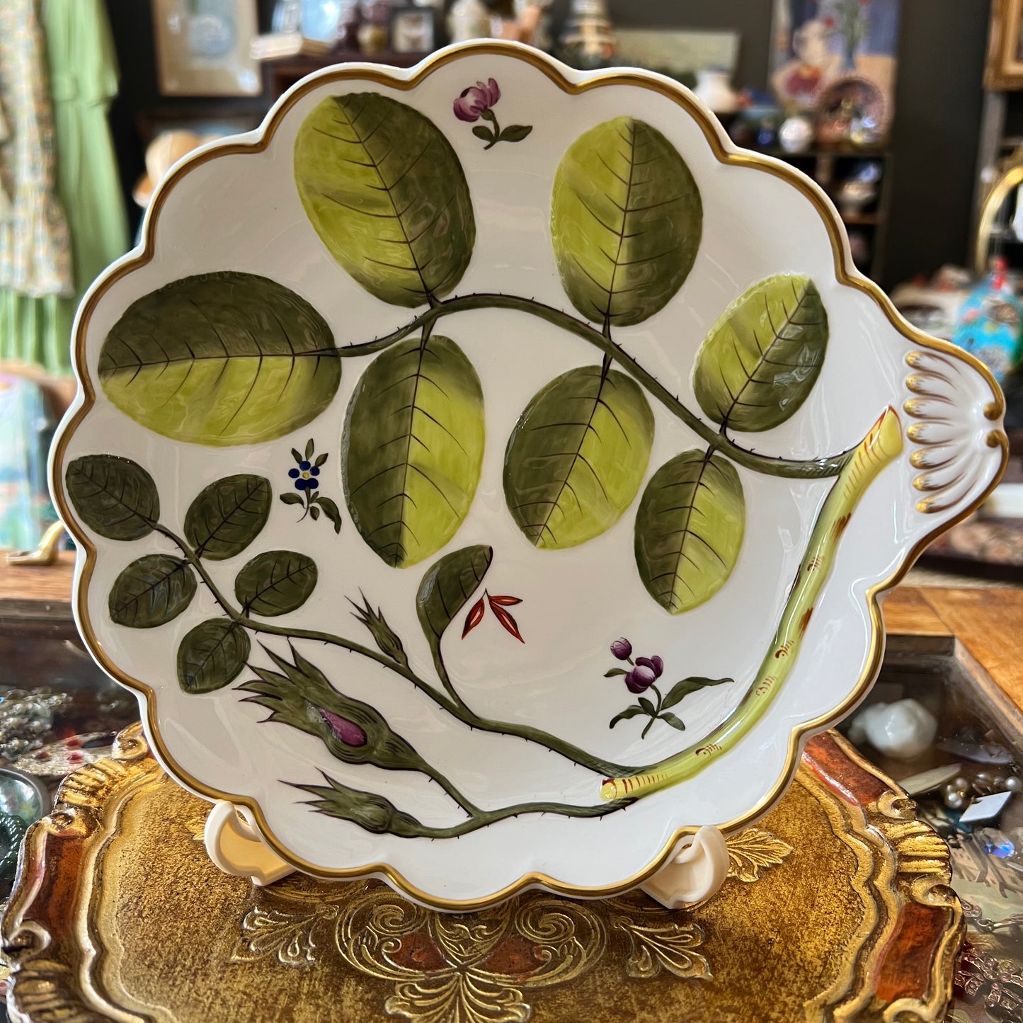 Royal Worcester Bone China England The Blind Earl Plate or Shallow Bowl