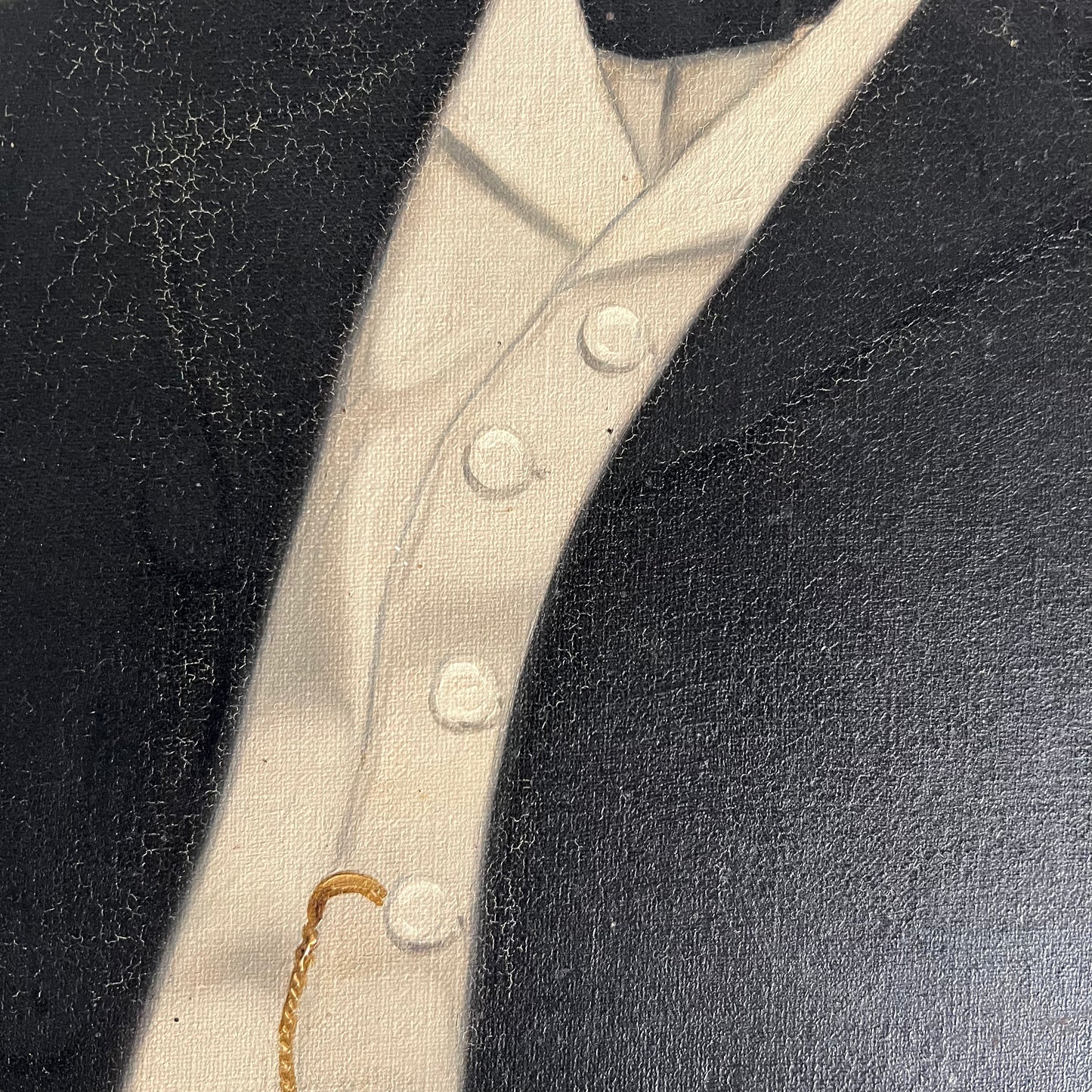 Antique Oil Painting Portrait Gentleman in Suit Dutch 1910