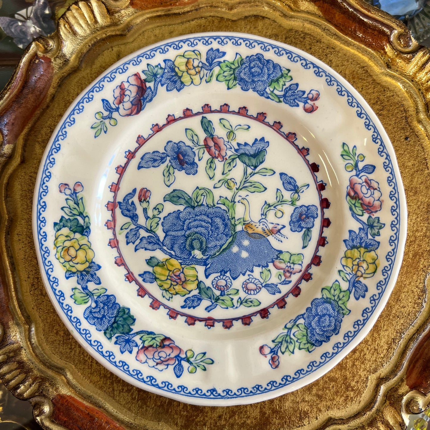 Antique Mason’s Ironstone Small Plates ‘Regency’ Pattern England x4