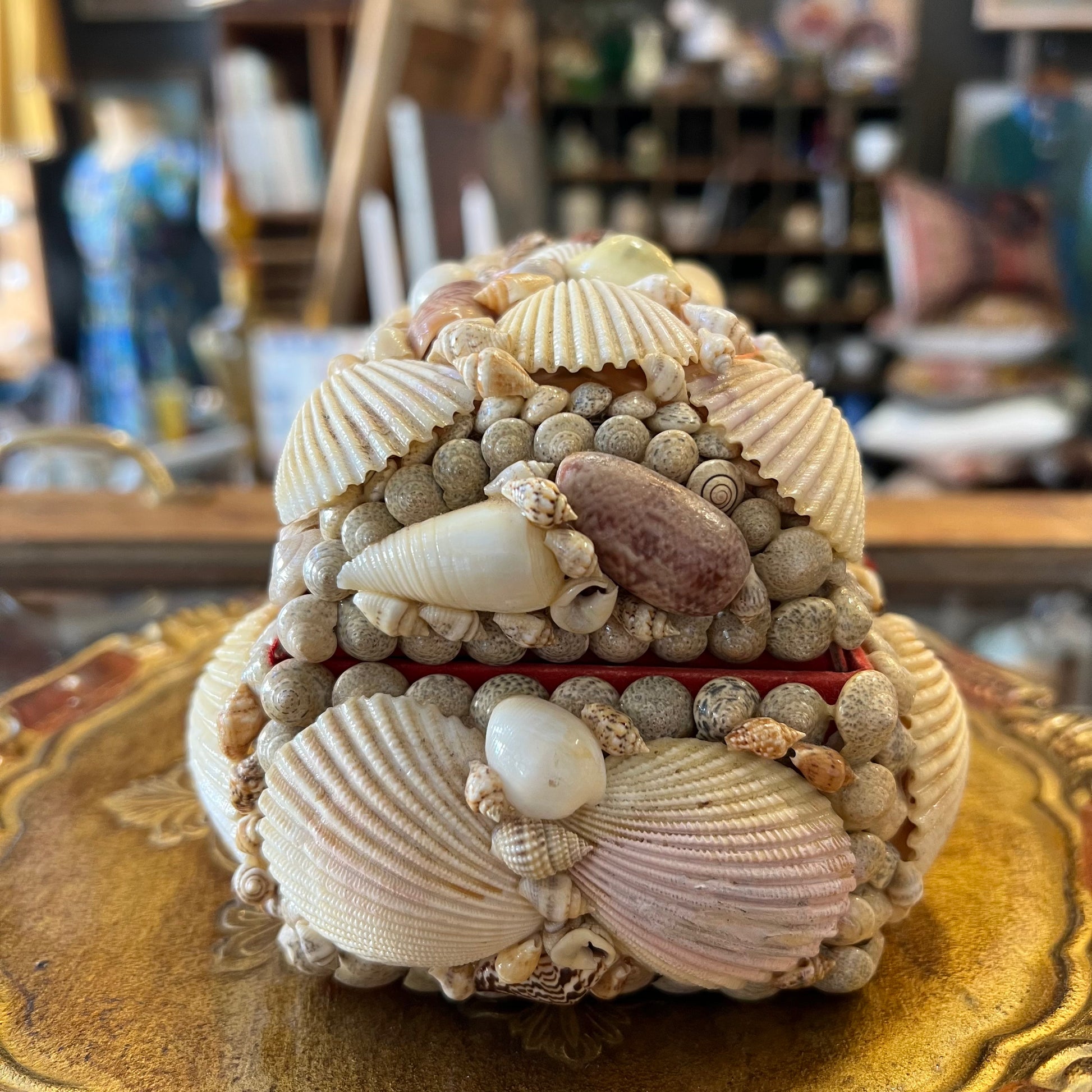 Handmade Shell Boxes Vintage Handmade Shell Covered Box Fiji Souvenir – Viva Vintage