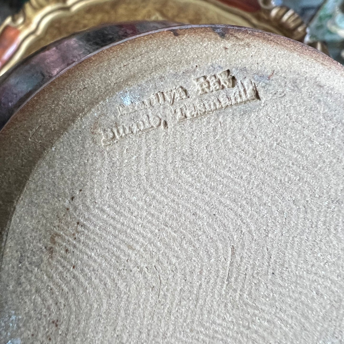 Unique Studio Pottery Vase Tasmania