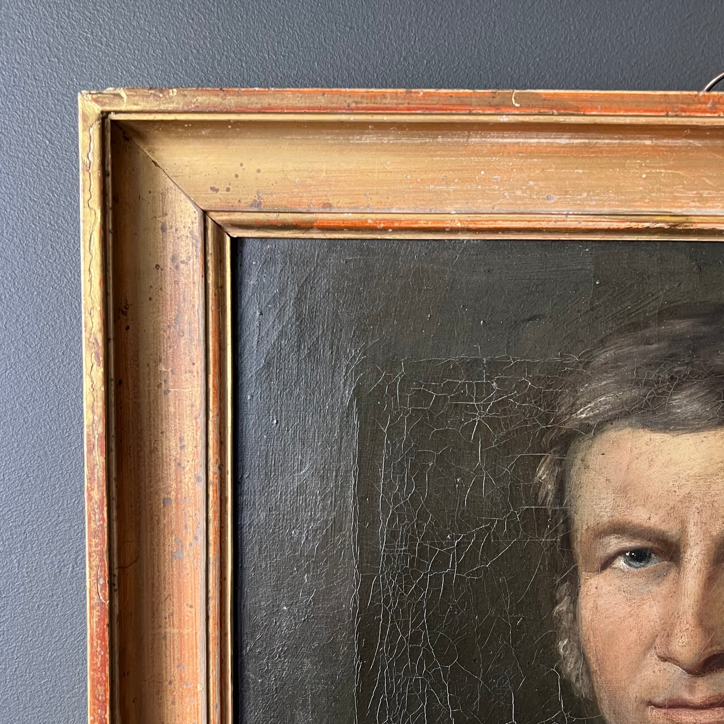 Antique French Oil Painting Portrait of a Gentleman 1800’s