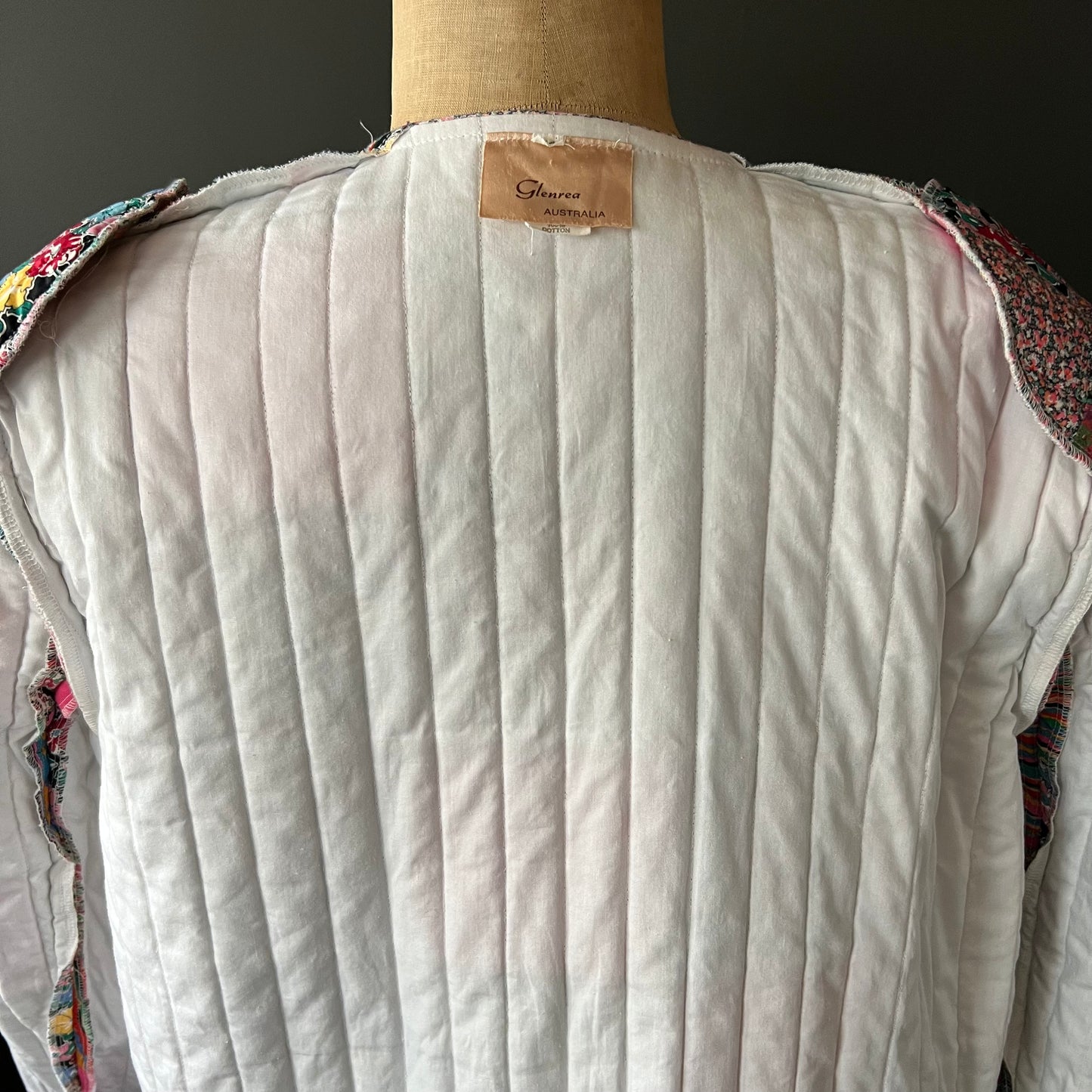 Vintage Glenrea Australia Cotton Quilted Patchwork Liberty Prints Jacket