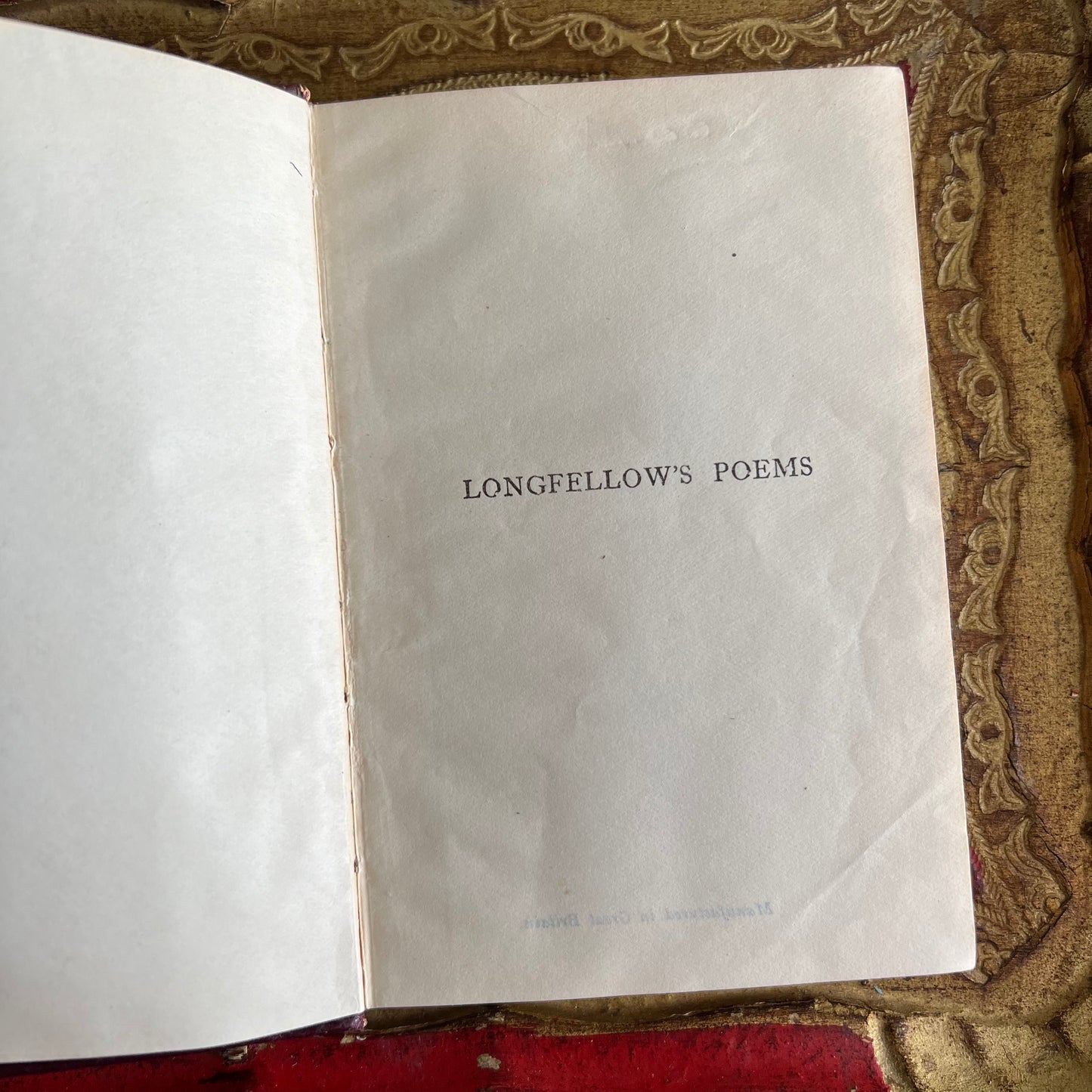 Antique The Poetical Works of Longfellow